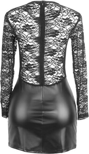 Produktbild Subblime - 955601 LANGÃ„RMELIGES KLEID MIT SCHWARZER SPITZE L/XL (XL)