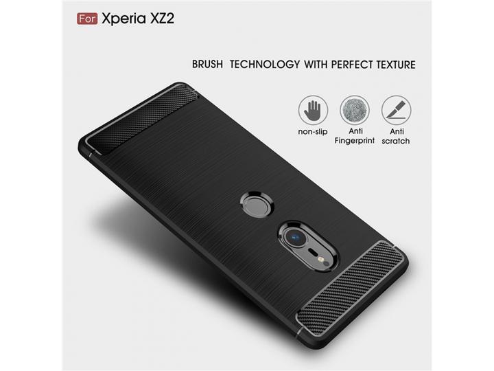 Immagine prodotto Screenguard Sony Xperia XZ2 Cover Carbon Brushed Soft TPU (Sony Xperia XZ2)