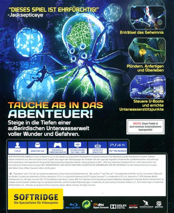 Actual product image Gearbox Subnautica (PS4, EN)
