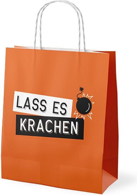Immagine prodotto Lavida Borsa regalo Manntastic rossa (Borsa da regalo)
