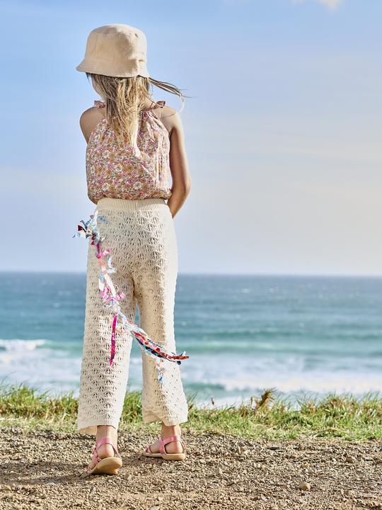 Image du produit Vertbaudet Blouse cropped fille avec bretelles à volants (92)