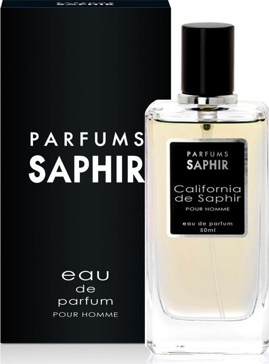 Actual product image Saphir California Pour Homme - Eau de parfum - 50ML (Eau de parfum, 50 ml)