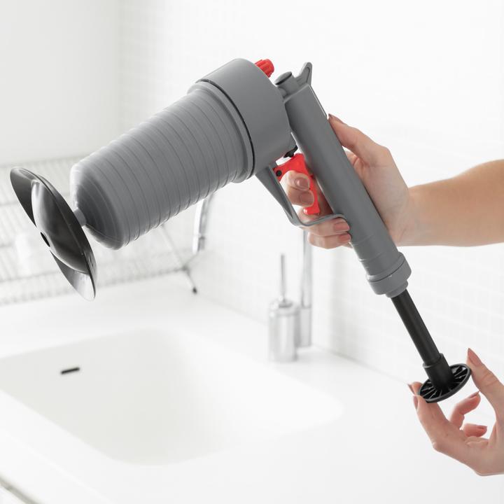 Immagine prodotto InnovaGoods Pistola ad aria compressa universale per la pulizia degli scarichi, con adattatori KlinGun