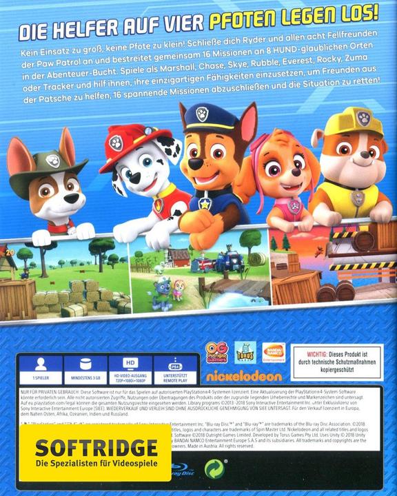 Produktbild Bandai Namco Paw Patrol (PS4, DE)