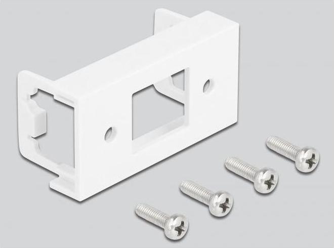 Produktbild Delock Netzwerk Verlängerungskabel für Easy 45 Modul S/FTP RJ45 Buchse zu RJ45 Buchse Cat.6A 1 m schwarz (S/FTP, CAT6a, 1 m)