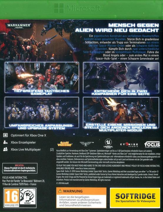 Actual product image Focus Home Interactive Space Hulk: Tactics (Xbox Series X, Xbox One X)
