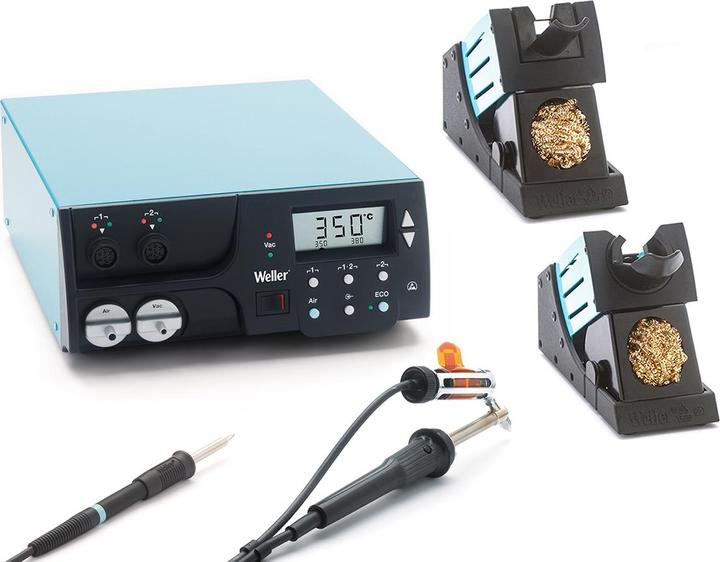 Produktbild Weller Erem Löt /Entlötstation WR 2002 digital 250 W, 300 W 50 bis 550 °C inkl. Ablage, Lötspitze, Entlötsaugp