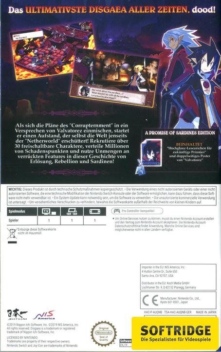 Produktbild NIS Disgaea 4 Complete+ (Switch)