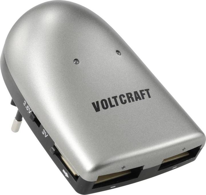 Productafbeelding Voltcraft Knoopcel oplader (1 Pcs., Lader zonder batterij)