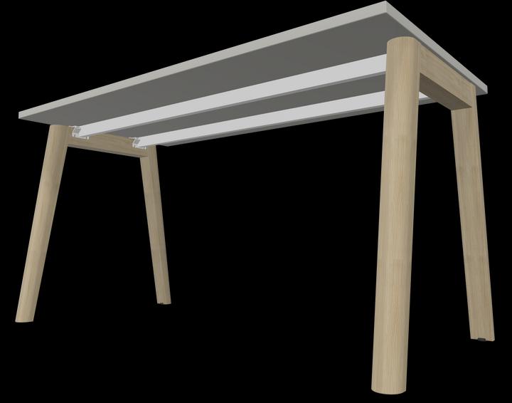Actual product image Narbutas Nova Wood desk (1400 x 700 x 740 mm)