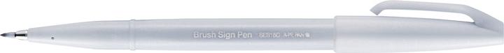 Actual product image Pentel Brush Pen Sign Pen Brush (Snow, Grey, 1 x)