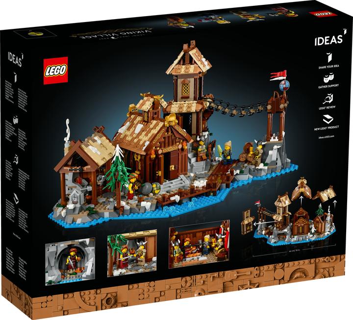 Image du produit LEGO Ideas Village viking (21343, LEGO Ideas, LEGO difficiles à trouver)