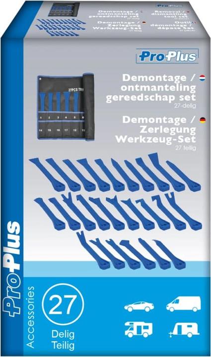 Actual product image ProPlus Disassembly / disassembly tool set 27 pieces