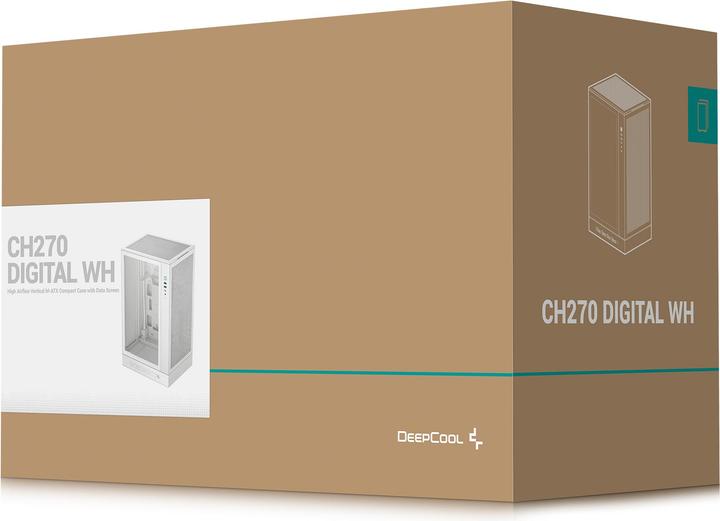 Immagine prodotto Deepcool CH270 Digital (mATX, Mini-ITX, ATX)