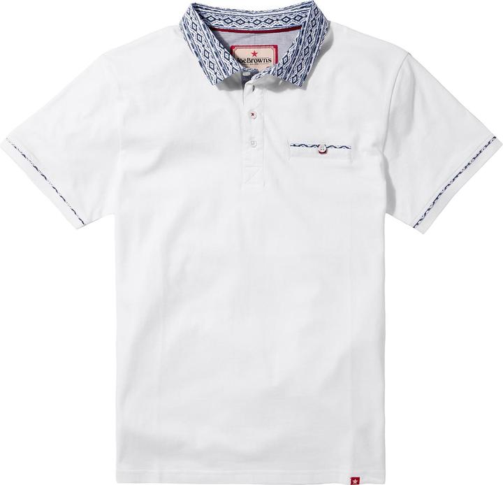 Joe Browns Smart Aztec Trim Polo Shirt