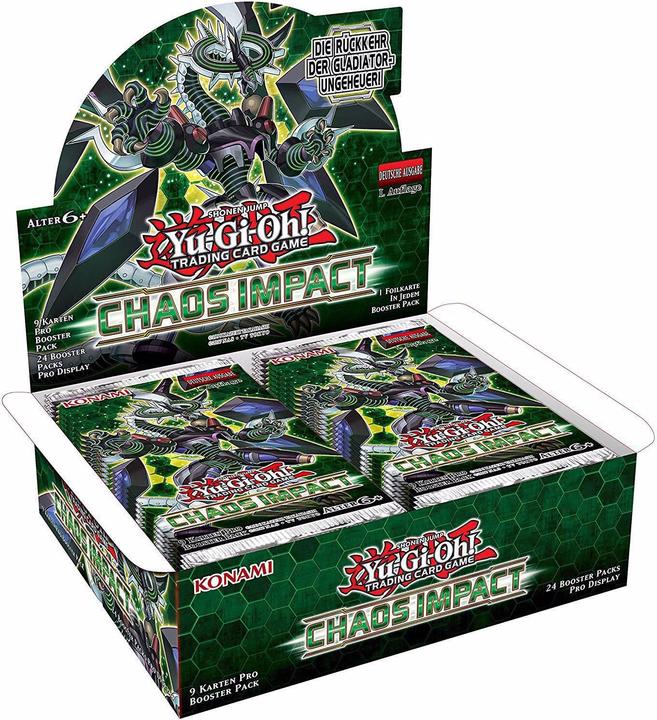 Immagine prodotto Yu-Gi-Oh YGO Chaos Impact Display (Tedesco, Display del booster)
