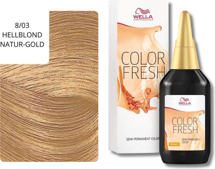 Image du produit Wella Color Fresh Acid (8/03 blond clair blond clair naturel-or)