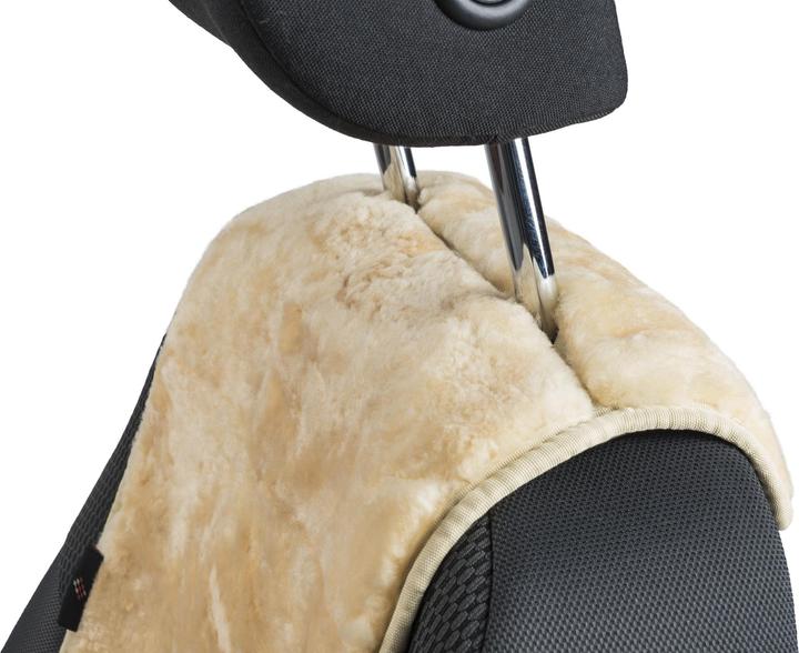Image du produit CarComfort Protège-siège en peau d'agneau Cosmo beige 12-14 mm de hauteur de fourrure