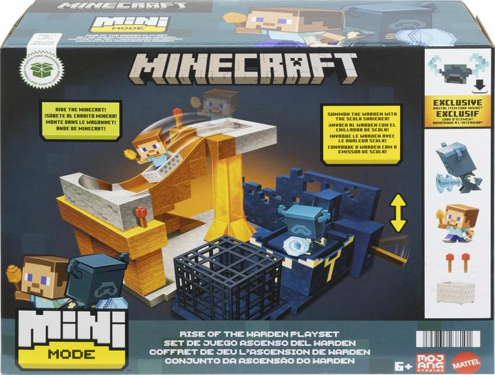 Actual product image Minecraft Mini Mode Rise of the Warrior playset