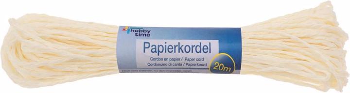 Actual product image Glorex Paper cord white 1 mm