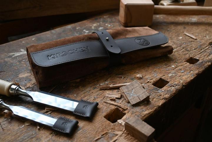 Produktbild Kirschen Stechbeitelsatz 4-tlg. Ledertasche 10-16-20-26 (26 mm)