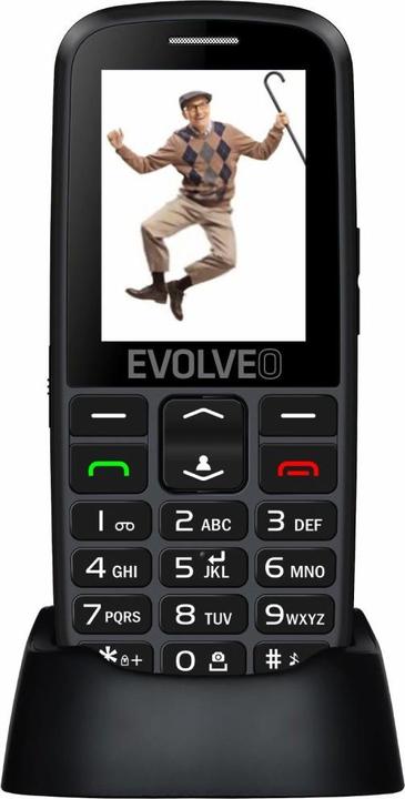 Immagine prodotto Evolveo Telefono EasyPhone EG (2.4") Nero Senior (2.40", 2G)