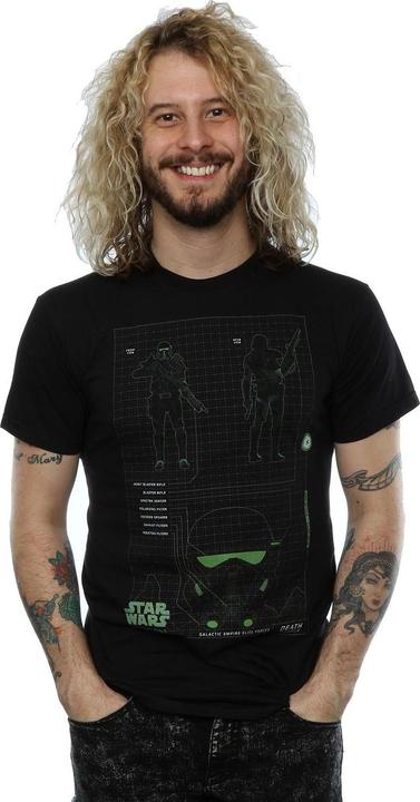 Image du produit Star Wars - T-shirt ROGUE ONE DEATH TROOPER SCHEMATIC - Homme (L)