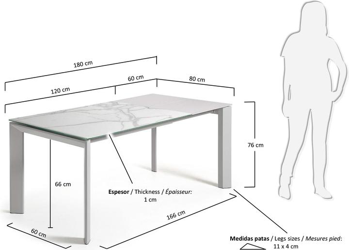 Actual product image Kave Home Axis (80 x 120 x 76 cm)