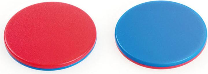 Actual product image Betzold 100 reversible tiles red/blue