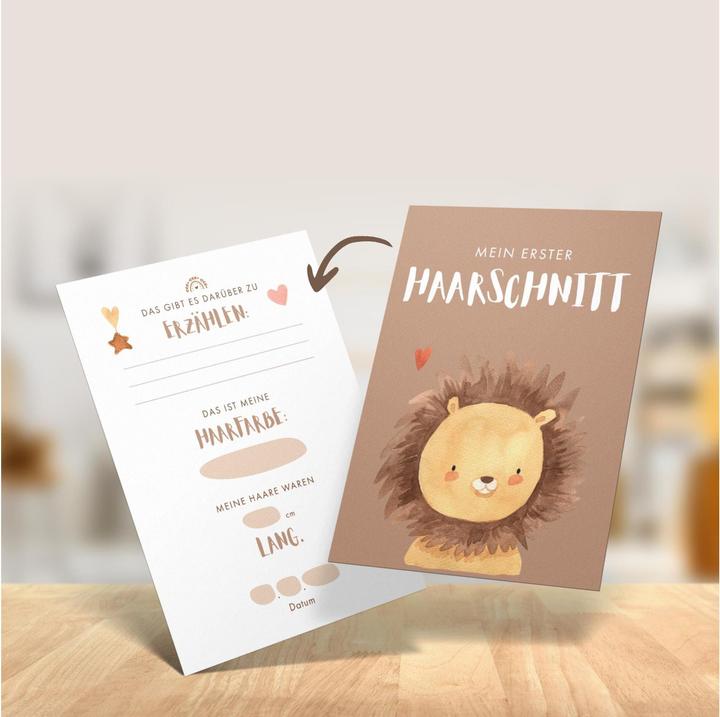 Actual product image Eulentaler Baby milestone cards Boho