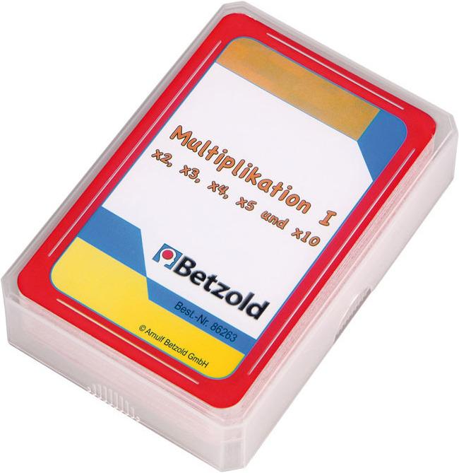 Image du produit Betzold Multiplication I - Jeu de cartes pour le cylindre magique (Allemand)