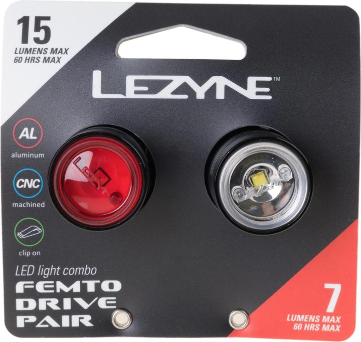 Actual product image Lezyne Femto Drive (15 lm, 7 lm)