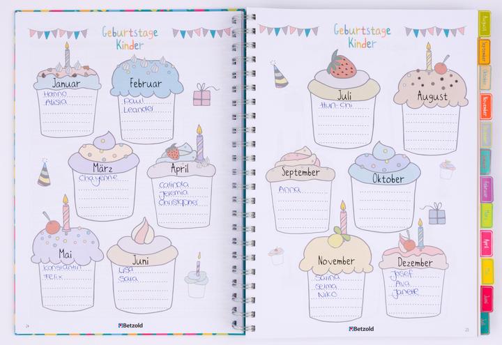 Actual product image Betzold Index stickers for calendars and planners