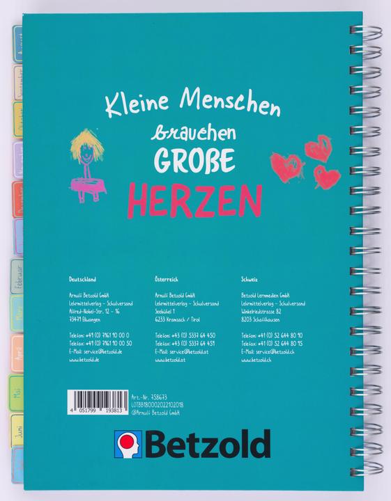Actual product image Betzold Index stickers for calendars and planners