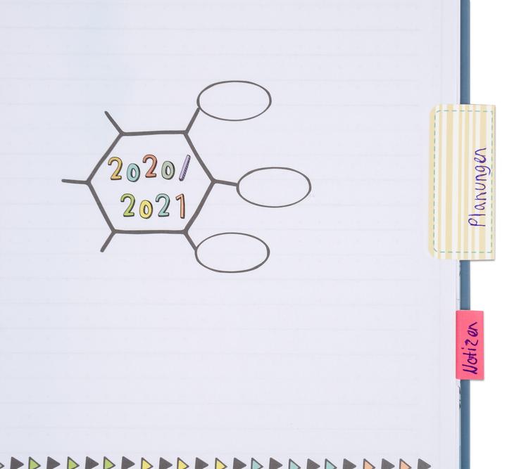 Actual product image Betzold Index stickers for calendars and planners