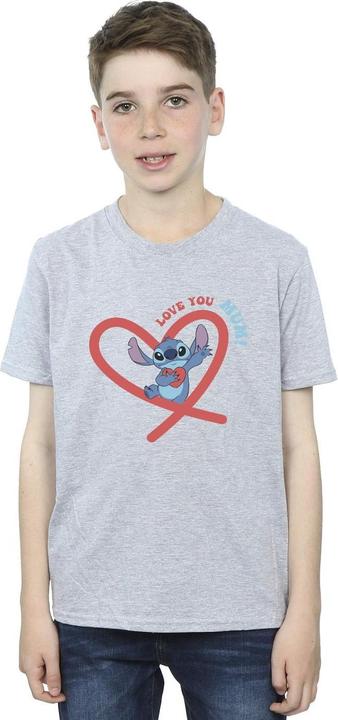 Immagine prodotto Disney Lilo & Stitch Love You Mum Maglietta Ragazzi (152, 158)