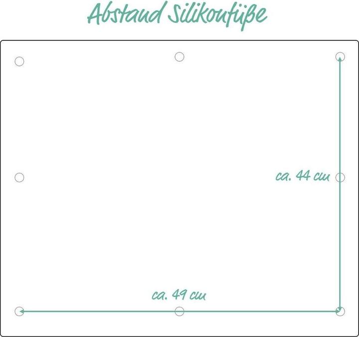 Actual product image Zeller Present hob/cover plate