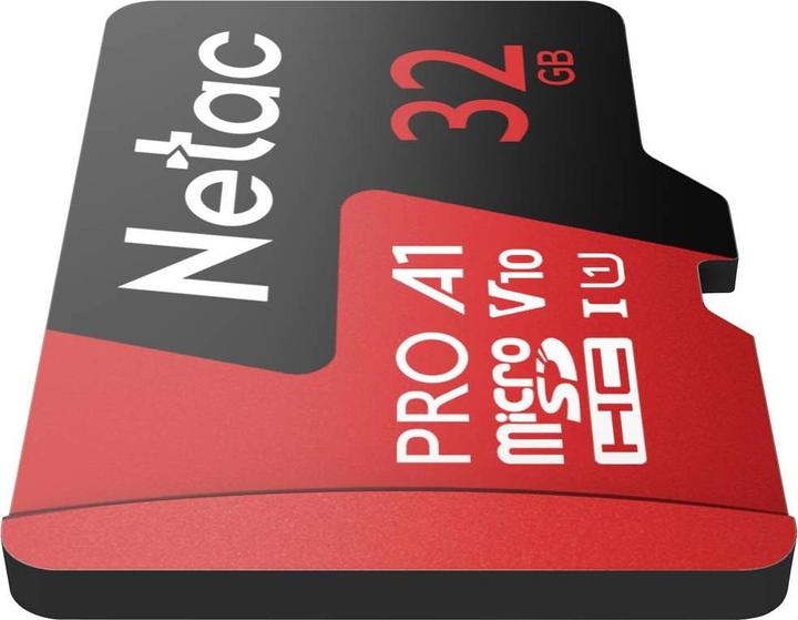 Produktbild Netac P500 Extreme Pro MicroSDHC 32GB V10/A1/C10 up to 100MB/s, wi (32 GB, microSDHC, U1, UHS-I)