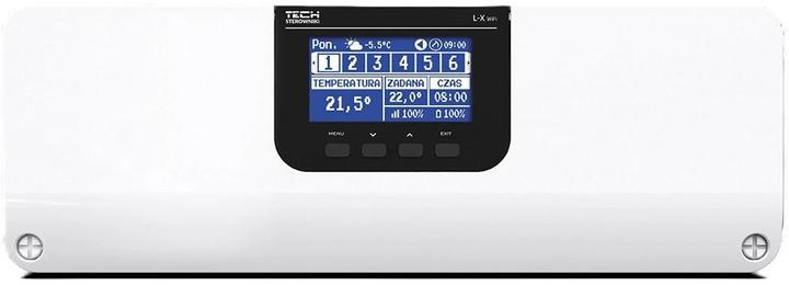 Actual product image Tech Air L-X Tech thermostatic valve controls wired-wireless with built-in WIFI module 8 zones