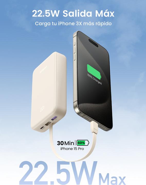 Image du produit Ugreen PB505 (20000 mAh, 22.50 W, 22.50 Wh)