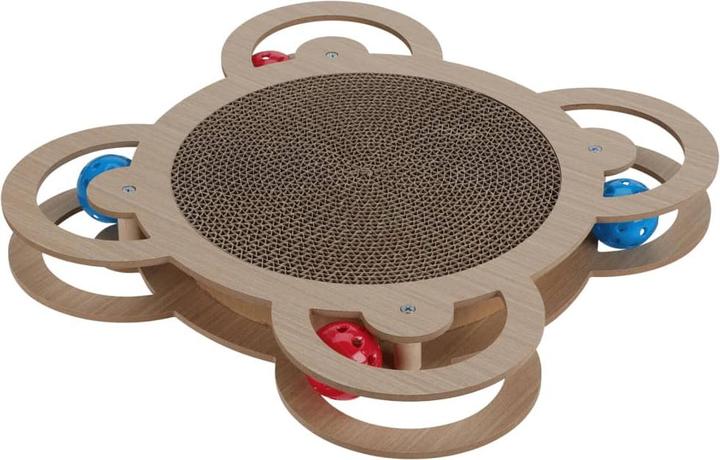 Actual product image PETS Collection scratching toy for cats nature 35x35x5 (5 cm, Nature)