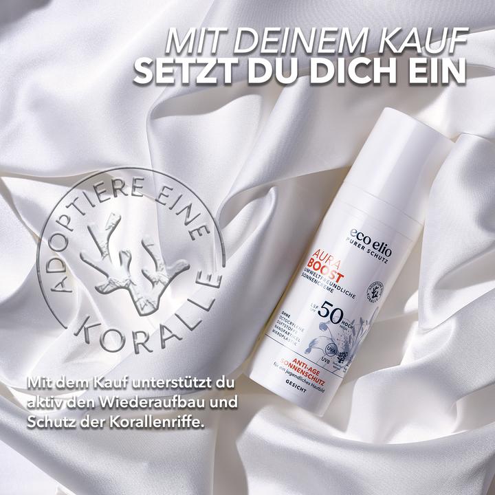 Actual product image Eco Elio Aura Boost (Suntan cream, SPF 50, 50 ml, 94 g)