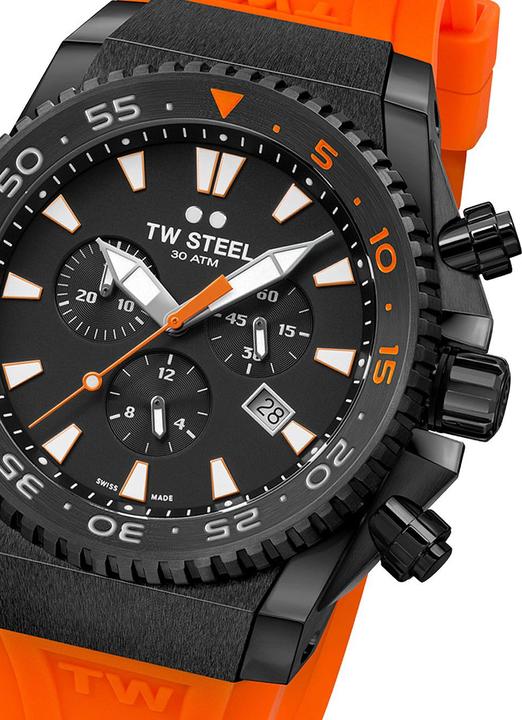 Actual product image TW-Steel ACE404 Ace Diver Chronograph 44mm 30ATM (Sports watch, 44 mm)