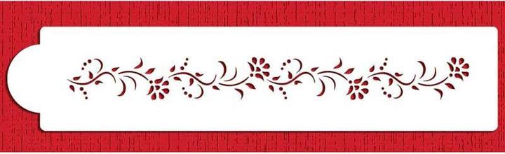 Actual product image Designer Stencils Stencil vintage flower tendril
