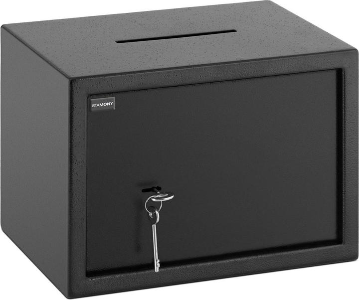 Produktbild Stamony Möbeltresor Mini-Tresor Schranktresor 25 x 25 x 35 cm Doppelriegel Einwurf