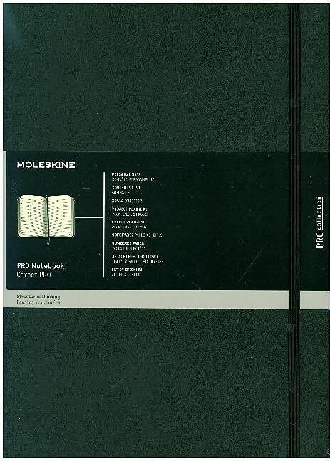Produktbild Moleskine Pro (A4, Liniert, Harter Einband)