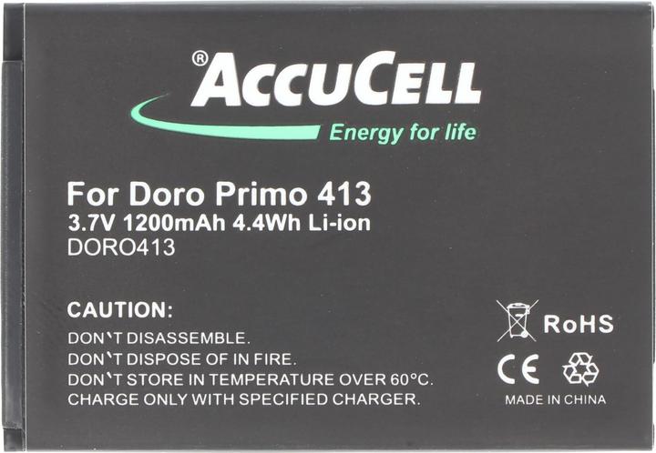 Image du produit AccuCell Akku Doro Primo 413 Akku RCB413
