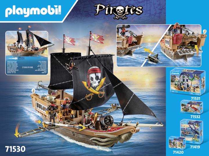 Image du produit Playmobil Grand bateau pirate (71530, Playmobil Pirates)