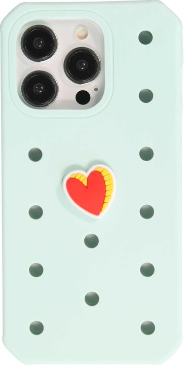 Immagine prodotto PhoneLook Adesivi 3D di tendenza per custodia in silicone con fori Cuore rosso lucido