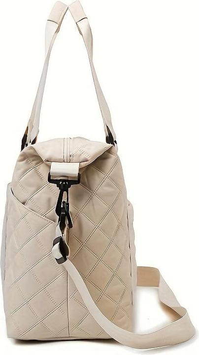 Produktbild Only-Bags.Store Grosse Kapazität Travel Duffle Bag mit Argyle-Muster, solide Farbe, Overnight Tote mit